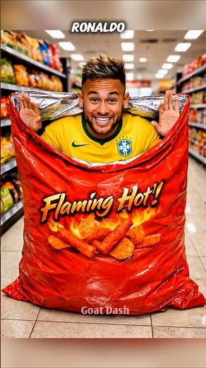 Neymar Pranked Ronaldo! Hiding inside a Giant Chips Bag! 😂🍟