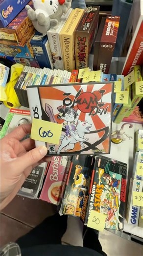 Picking up Okami Den for the Nintendo DS