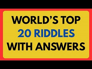 🧠 20 World’s Best Riddles That’ll Twist Your Brain! 🤯💡 | Can You Solve Them All? 🔍😄