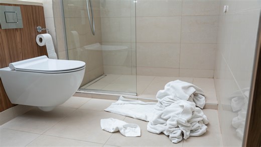 The Clever Towel Folding Trick That'll Add Some Style To Your Bathroom - House Digest