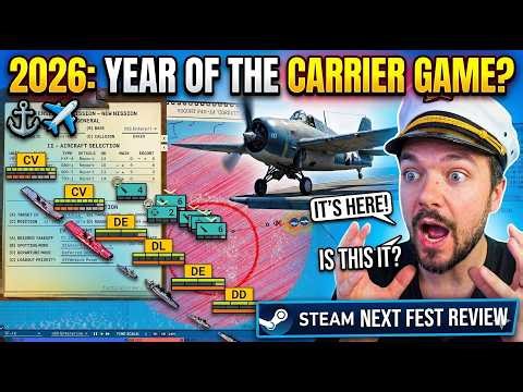 I Played 3 Carrier Games in Steam Next Fest (So You Don't Have To)