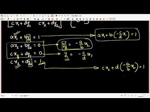 Matrix Inverse PROOF
