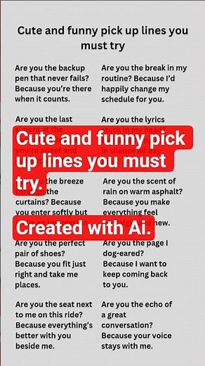 Cute and funny pick up lines you must try. #shorts #pickupline #pickuplines #flirt #flirting.