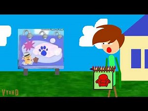 blue's clues drawing 3 clues: blue's big car trip