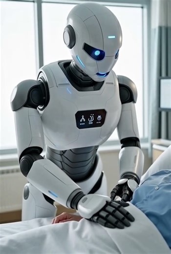“She Is Not Human, But She Cares for Patients” #robot #exploringinnovation #chatgpt #deeplearning