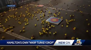 Second 'Hamilton Turkey Drop' remembers iconic 'WKRP' episode when turkeys fell