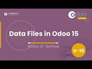 How to Create Data Files and Load Data in Odoo 15 | Data Files in Odoo 15