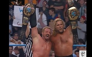 局内人DDP&Kevin Nash赢得双打冠军 WCW.Mayhem 2000.11.26