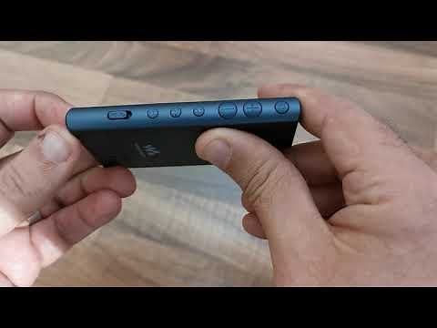 Sony NW-A105 unboxing