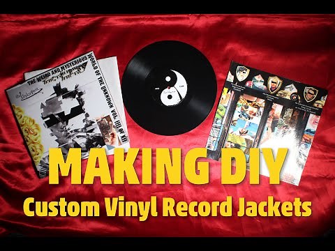 Making DIY custom vinyl record jackets