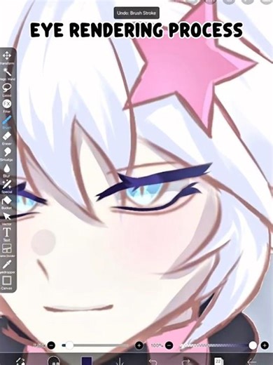 Anime Eye Rendering Process | Gacha Life 2 OC