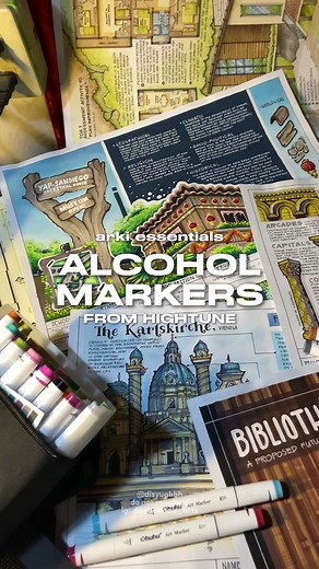 Alcohol Marker Recommendations for Architecture Students