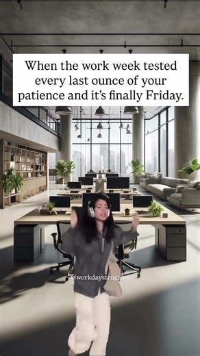 When the work week tested every last ounce of your patience and it’s finally Friday. #fridayvibes