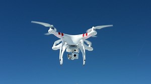 Flying drones in the Chamonix Mont Blanc Massif