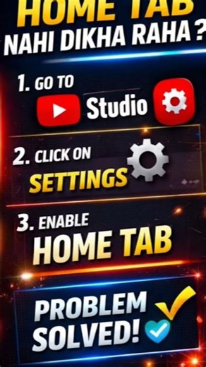 YouTube Home Tab Missing? 😱 Home Tab Enable Kaise Kare | New Update 2026 | TechXora