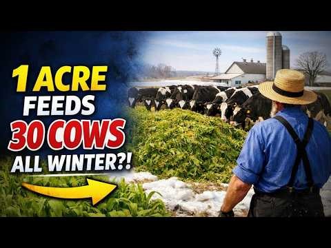 One Acre of THIS Crop — Amish Farmers Use It to Feed 30 Cows All Winter