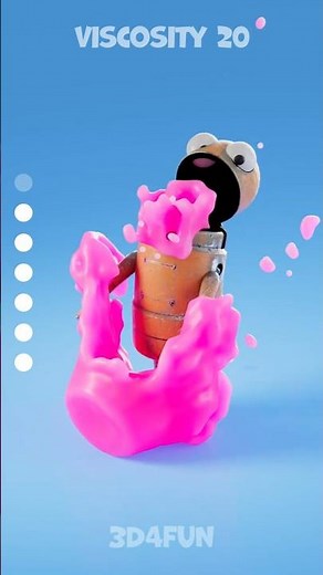 R.E.P.O vs Liquid Viscosity 🌊🧃 | Satisfying Simulation in Cinema 4D #cinema4d #blender #repo