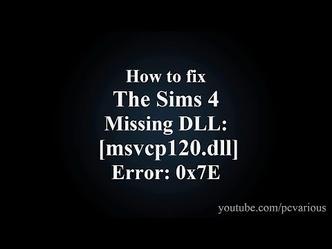How to Fix The Sims 4 Missing DLL msvcp120.dll