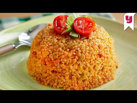 [Subtitled] Bulgur Pilaf Recipe - Turkish Pilaf Recipes