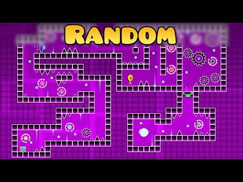 I Built A RANDOMLY GENERATED LEVEL! (Geometry Dash)