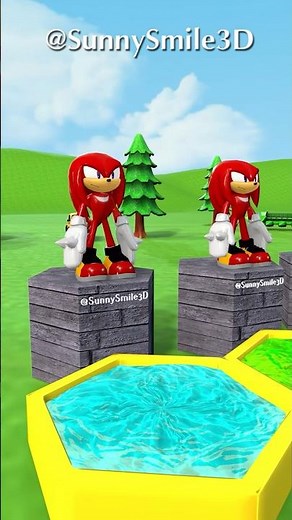 🔥 3D Animation Loop: Impossible Sonic Pool Run: Satisfying 3D Animation Loop 🌊 #sonic #SunnySmile3D