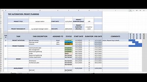 Project Management Spreadsheet Template/ Project Excel Timeline Tracker/prject Plan - Etsy UK