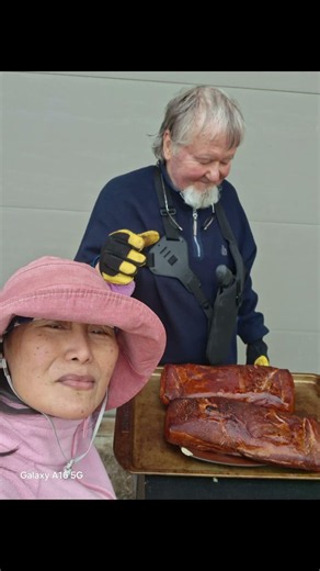 Savor in homemade pork belly bacon utilizing our dual fuel food smoker, two weeks marinated!