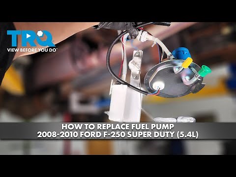 How to Replace Fuel Pump 2008-2010 Ford F-250 (5.4L)
