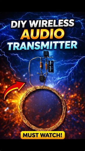 Wireless Audio Transmitter and Receiver Circuit Using BC548 & BC558 | DIY RF Audio Circuit