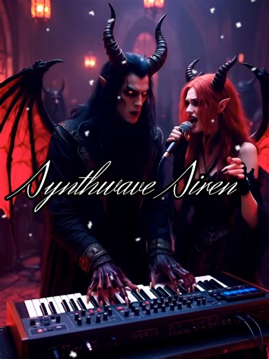 Guten Morgen Siren Army! Einen schönen zweiten Weihnachtstag für euch und eure lieben. Heute sehen wir den Höllenfürst mit einem neuen Synthesizer, er war wohl brav gewesen das Jahr über. Apropos brav, habt ihr euch mal den Synthwave Siren Shop angesehen? ( Link in meinem Profil ) und wenn ja, was fehlt euch?! Lasst es mich wissen! 🖤 #ebm #darkwave #music #fyp