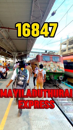 💥🚂Mayiladuthurai express announcement - madurai railway station‼️🚉 #railwaystation #localholidays #fbreels #railway #railfans #TrainTravel | Local Holidays