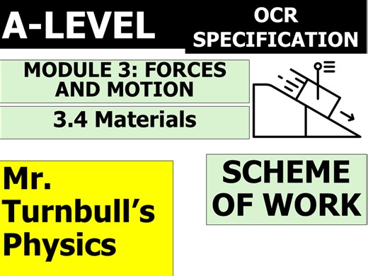 Materials Scheme of Work (OCR A-Level Physics) | Teaching Resources