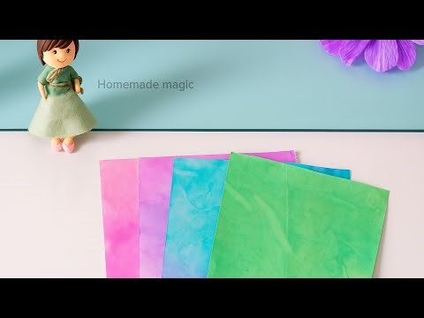 How to make color paper at home #papercraft #paper #diy #colorpaper #trending