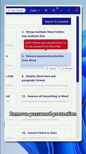 Batch remove restrict editing protection from Word files