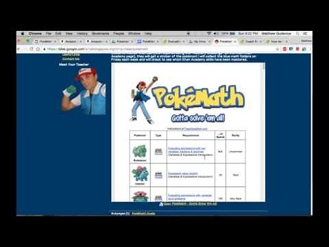 PokéMath - Gotta Solve 'Em All! Pokemon Gamification of Math Class