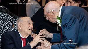 After almost eighty years, two Holocaust survivors from the same labor camp in Poland met again by chance. Whit Johnson reports on the surprise reunion. https://abcn.ws/3u0UT7U | ABC World News Tonight with David Muir