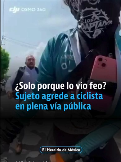#Contexto: Sujeto arremete violentamente contra un ciclista. Los hechos ocurrieron en el cruce de Acoxpa y Periférico,dentro de la alcaldía Tlalpan. El agresor, quien conducía un Mercedes justificó su ataque asegurando que la víctima lo miró de forma desafiante. La persona afectada ya presentó la denuncia formal ante la Fiscalia de CDMX. #CDMX #ElHeraldoDeMéxico #viral #Noticias