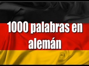 Cursos de alemán: 1000 Palabras en alemán para principiantes (Saludos y expresiones) Parte 1