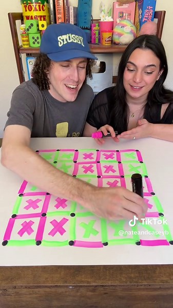 GRID WAR😈 wasn’t expecting that comeback😮‍💨 #gamenight #boardgames #games #coupleschallenge #challenge