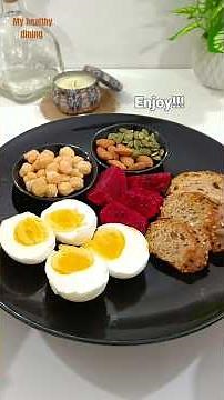 Healthy & balanced whole day meal plan ideas #shorts