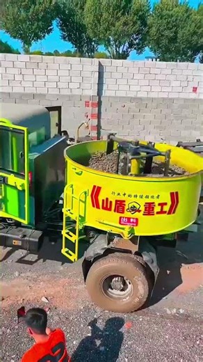 Cement transport truck. #cementmixer #shorts