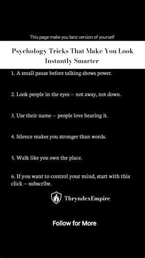 Psychology Tricks That Make You Look Instantly Smarter #smartpsychology