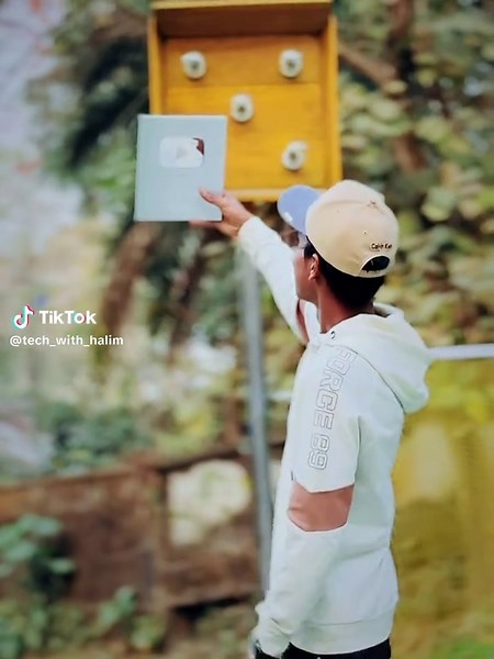 Tech With Halim YouTube Silver Play Button Celebration