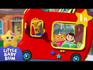 Hey Mr. Bus Driver!  More⭐ LittleBabyBum Nursery Rhymes - One Hour of Baby Songs - Videos For Kids