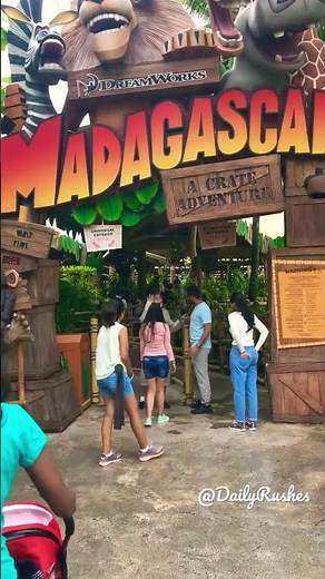 Madagascar Ride! A crate adventurer | Universal Studios Singapore #shorts