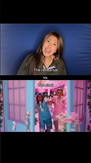 The rehearsal vs. The scene