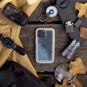 Pelican Voyager Series - iPhone 13 Case [Wireless Charging Compatible] [Anti-Yellowing] Heavy Duty Rugged Phone Case with Belt Clip Holster Kickstand [18ft Military Grade Drop Protection] - Clear