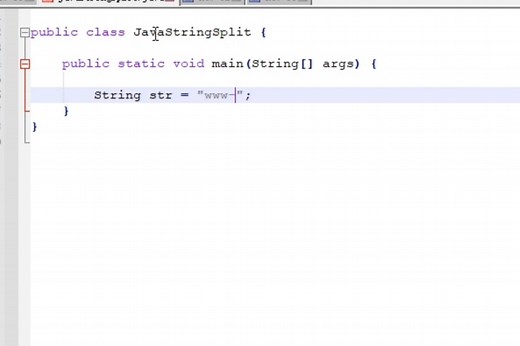 Java编程实例-分割字符串