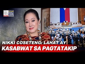 Kung gusto natin ng katarungan ang batas ay napakaliwanag — dating Sen. Nikki Coseteng