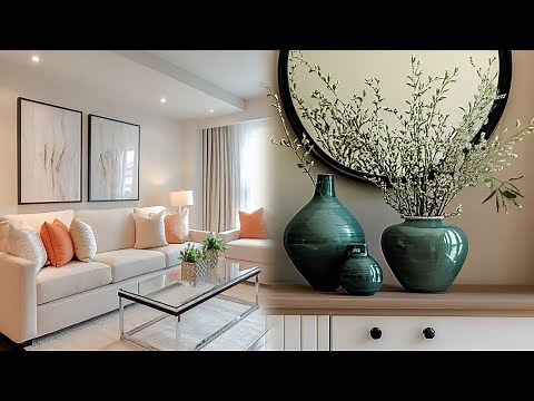 MODERN DECOR 2025!!✨️ Ideas for decorating your living room in an elegant and cozy style | Modern...